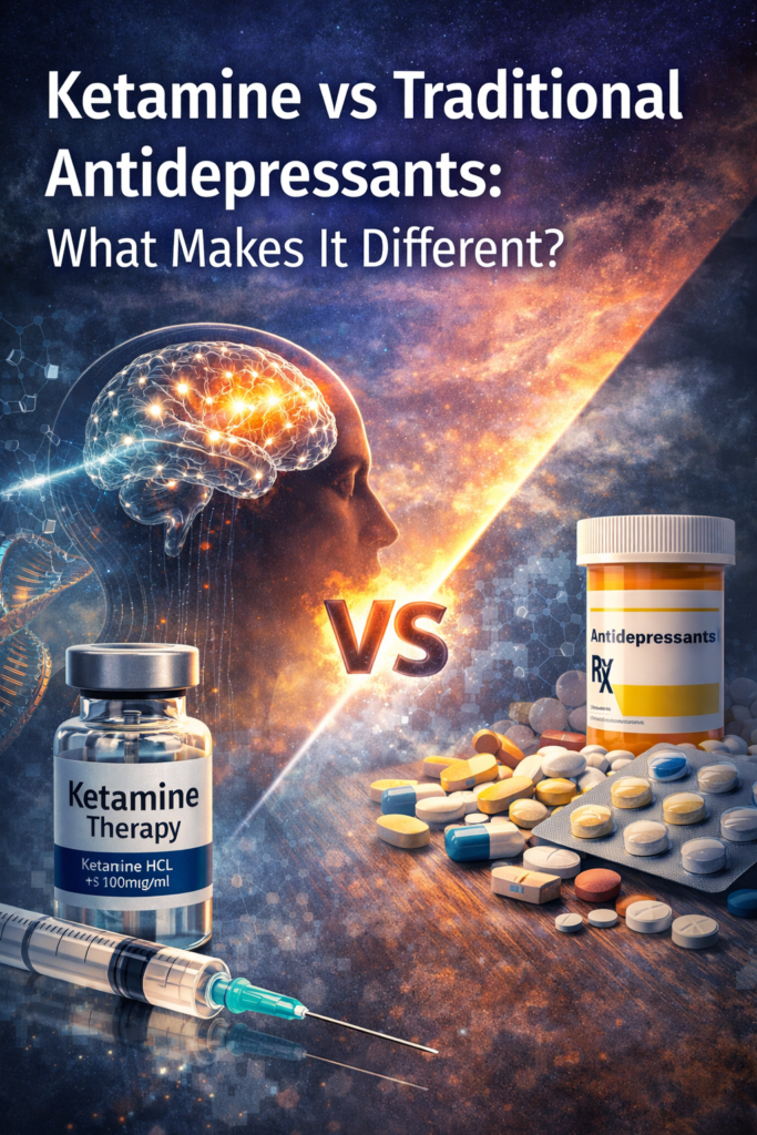 Ketamine vs Antidepressants